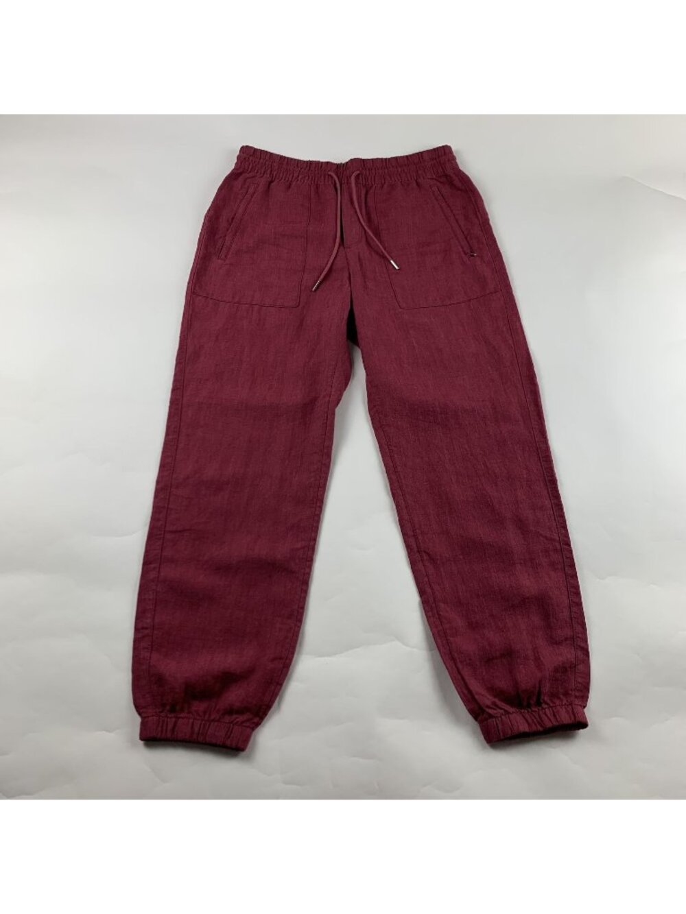 Athleta Wine Linen Cabo Jogger Pant 6